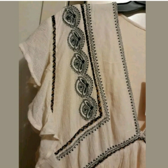 Free People Falling Water Tunic Ivory Combo - Picture 9 of 13